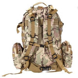 2018 Outdoor Military Tactical Backpack Rucksacks Sports Hiking Camping Backpack Mountaineering Bag Travel Two double zippers