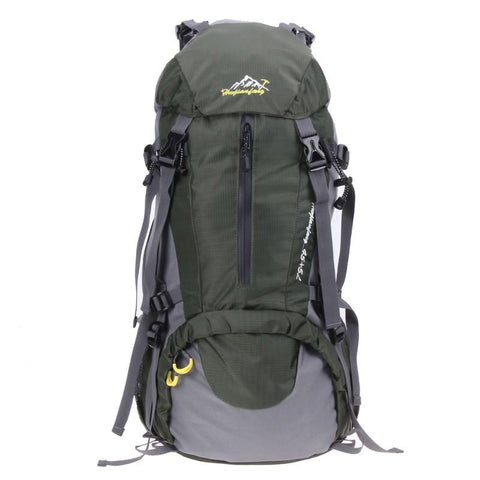 50L Climbing Backpack Outdoor Travel Bag Adjustable Sport Mountain Camping Hiking Rucksack Bag Knapsack +Anti-rain Cover