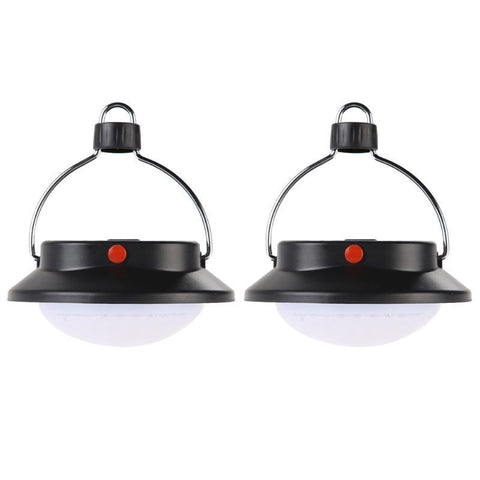 2pcs Ultra Bright 60LED Camping Tent Light Rechargeable 3 Modes Outdoor Portable Lights Hiking Fishing Camping Lamp Lantern