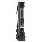 Multifunctional Outdoor Camping Security Emergency Light Solar Powered LED Flashlight Safety Torch Light Survival Tool