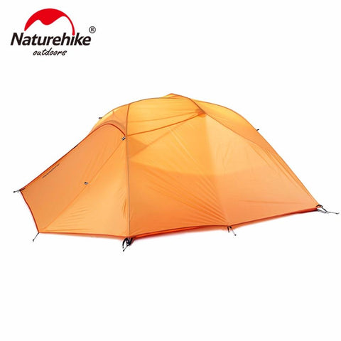 Naturehike NH15T003-T CloudUp Series 20D Nylon Silicone Coating Ultralight Hiking Camping Tent 3 Person Three Men Double Layer