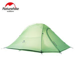 Naturehike NH15T003-T CloudUp Series 20D Nylon Silicone Coating Ultralight Hiking Camping Tent 3 Person Three Men Double Layer