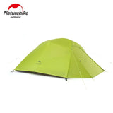 Naturehike NH15T003-T CloudUp Series 20D Nylon Silicone Coating Ultralight Hiking Camping Tent 3 Person Three Men Double Layer