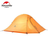 Naturehike NH15T003-T CloudUp Series 20D Nylon Silicone Coating Ultralight Hiking Camping Tent 3 Person Three Men Double Layer