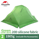 Naturehike NH17T012-T Star River Two Layer Camping Tent Upgraded Ultralight 2 Person 4Season Tent With Free Mat