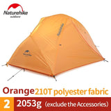 Naturehike NH17T012-T Star River Two Layer Camping Tent Upgraded Ultralight 2 Person 4Season Tent With Free Mat