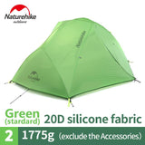 Naturehike NH17T012-T Star River Two Layer Camping Tent Upgraded Ultralight 2 Person 4Season Tent With Free Mat