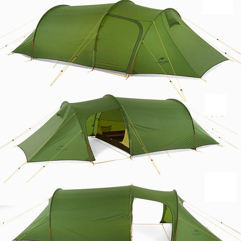 Naturehike Practical Ultralight Tunnel Tent For Three Men 3 Persons Camping Hiking Travelling 3 Season