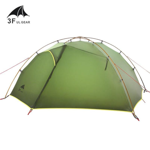 3F UL Gear TaiJi2 Ultralight 15D Waterproof Silicone Coated 2 Men Person Backpacking Tent 3 Seasons For Camping Hiking Trekking